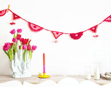 Load image into Gallery viewer, Valentine bunting US terms