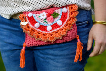 Cargar imagen en el visor de la galería, Crochet pattern clutch by pollevie nr01