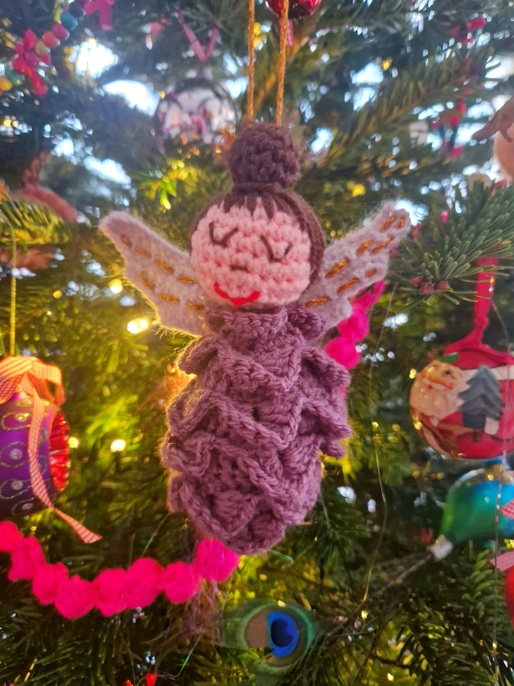 dennenappel engel, pinecone angel