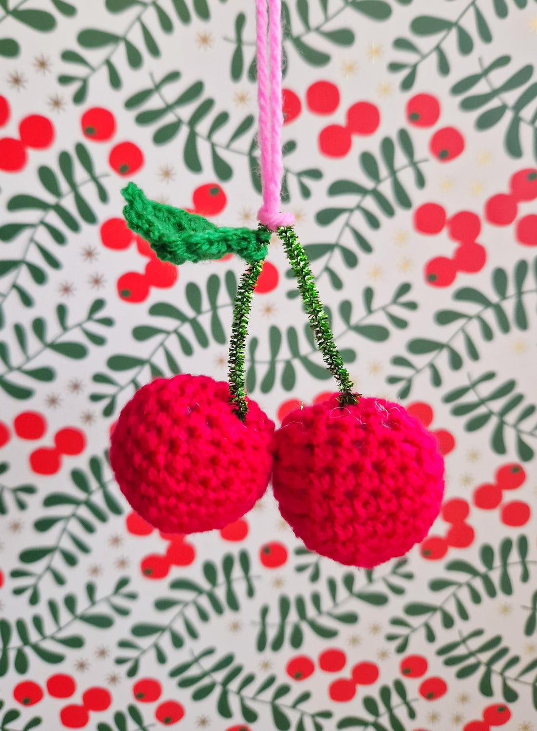 kerst kersen / cherry ornament