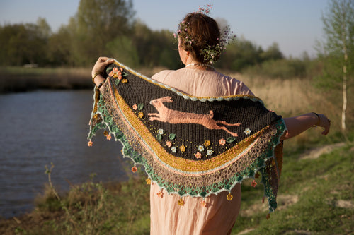 Crochet Pattern Hare Shawl by Pollevie