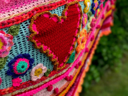 free crochet pattern heart by pollevie